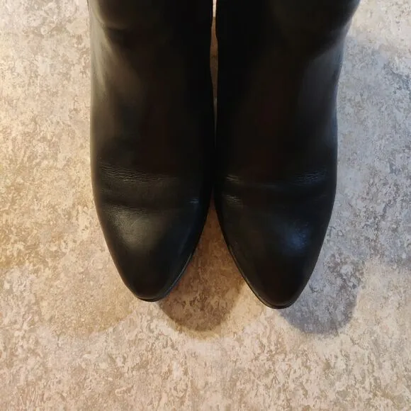 Frye Boots Judith Women's Size 9 M Black Leather Western Double Zip Booties