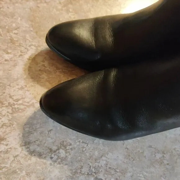 Frye Boots Judith Women's Size 9 M Black Leather Western Double Zip Booties