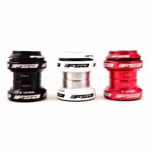 FSA Orbit MX Threadless Bicycle Headset 1-1/8" 34mm W/Top Cap Red Black White