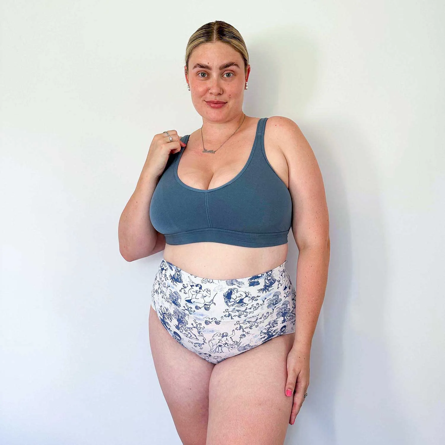 Full Brief Panties - Passion au Jardin - L'Amour Bleu