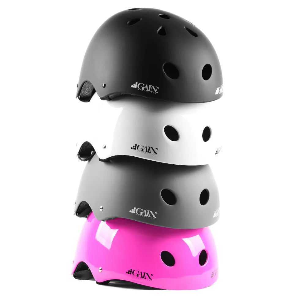 Gain Protection Certified Action Sport Helmet - The Sleeper Helmet with size adjuster