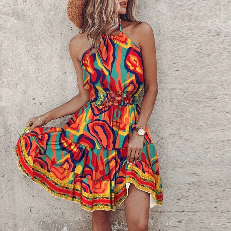 Galatea | Chic Halter Dress