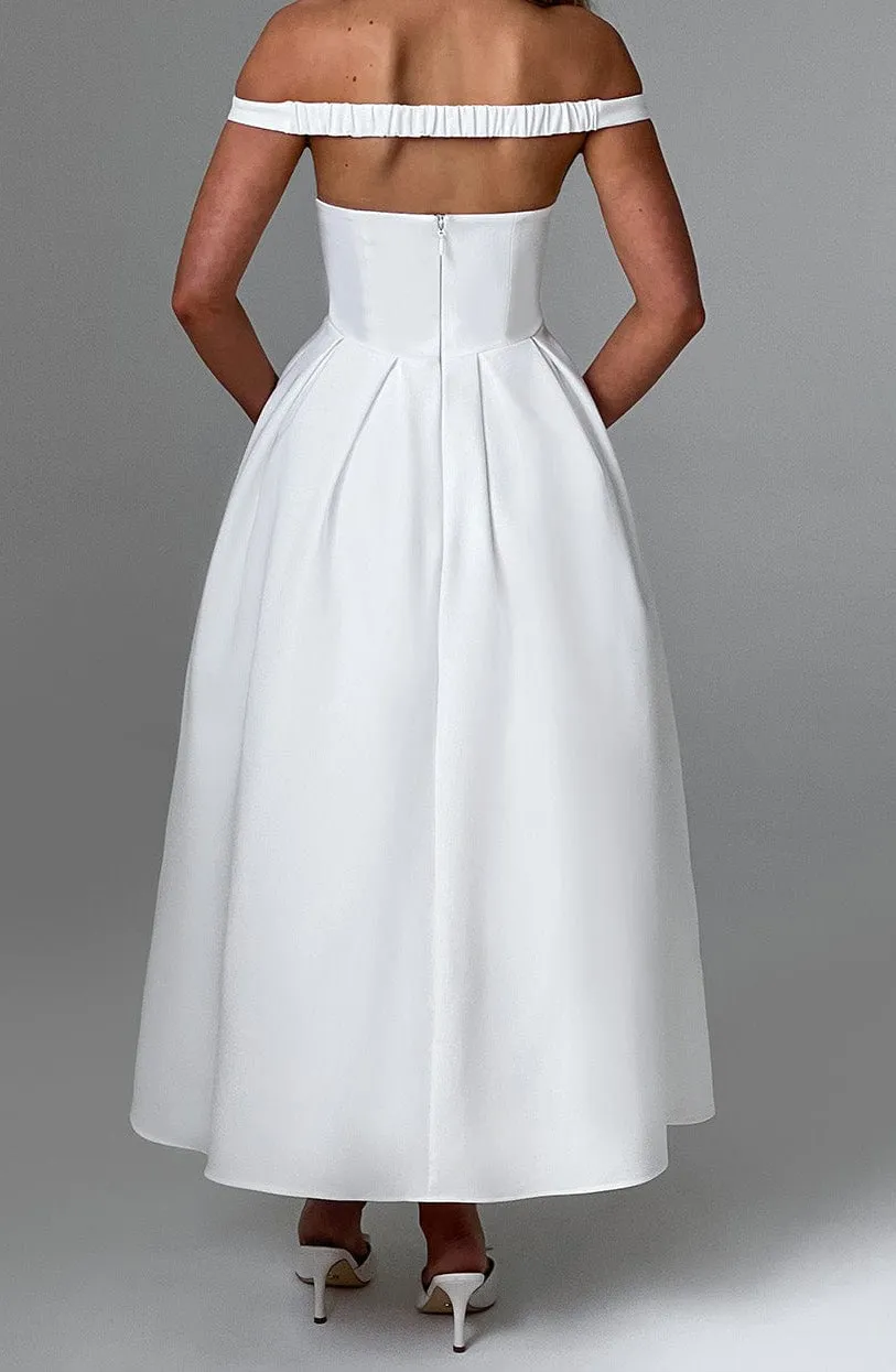 Galilea Midi Dress - Ivory 