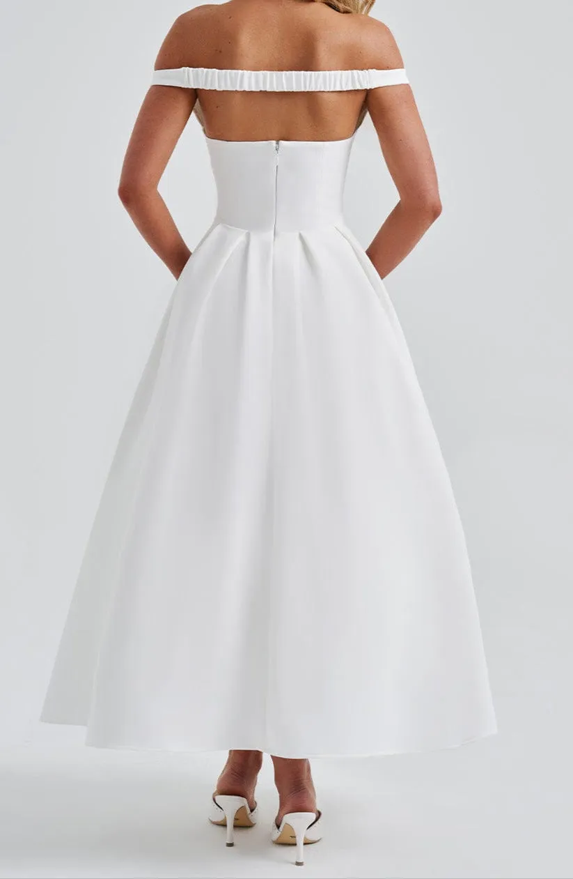 Galilea Midi Dress - Ivory 