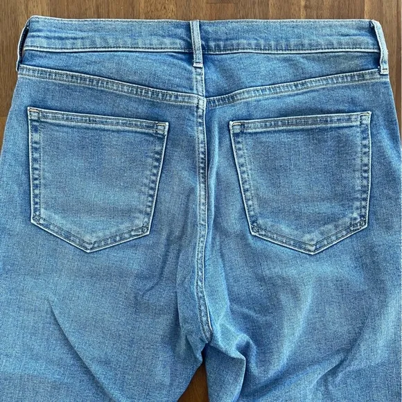 GAP High Rise Patched '70s Flare Jeans