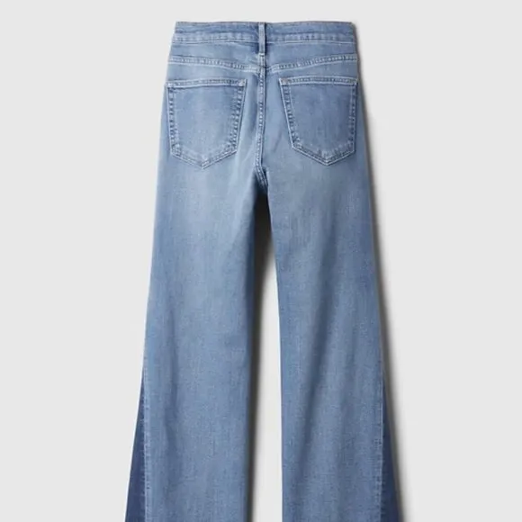 GAP High Rise Patched '70s Flare Jeans