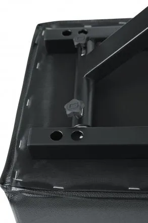 Gator Frameworks standard black keyboard bench with deluxe seat