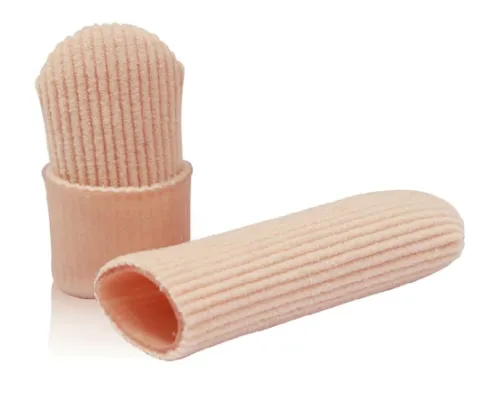 Gel Toe Cap: Fabric Sleeve - 5 Pack. Cushions for sore toes
