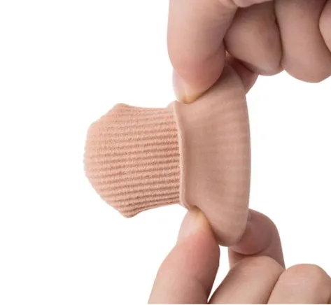 Gel Toe Cap: Fabric Sleeve - 5 Pack. Cushions for sore toes