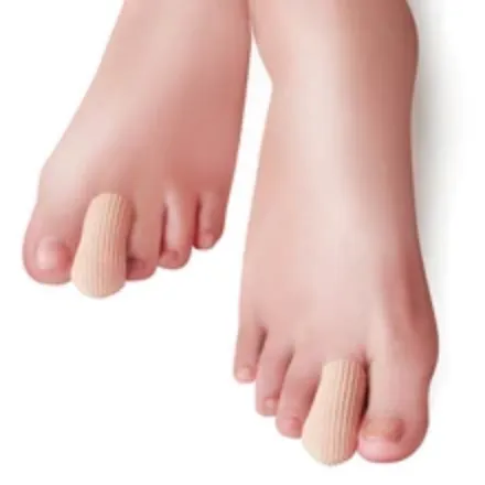 Gel Toe Cap: Fabric Sleeve - 5 Pack. Cushions for sore toes