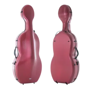 GEWA Pure Polycarbonate Cello Case with Wheels Red 4/4