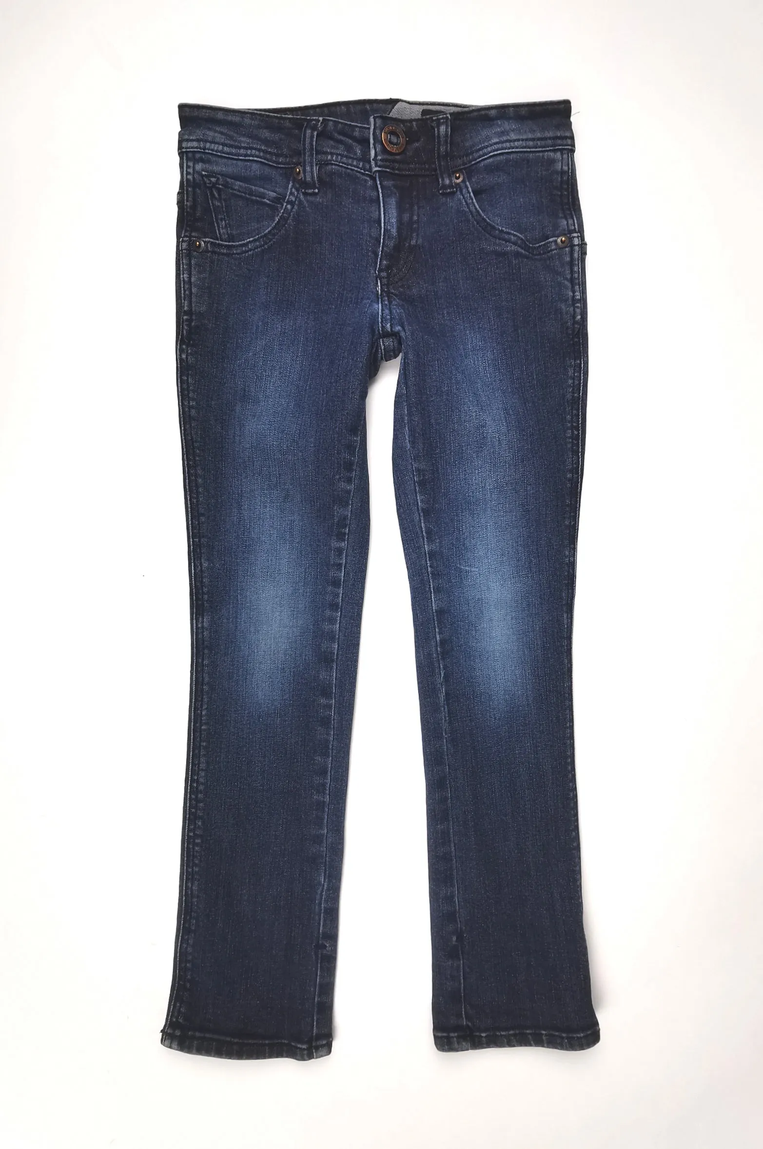 GIRL SIZE 10 YEARS - VOLCOM, 2x4 Tight Leg, Slim Fit Jeans VGUC B55
