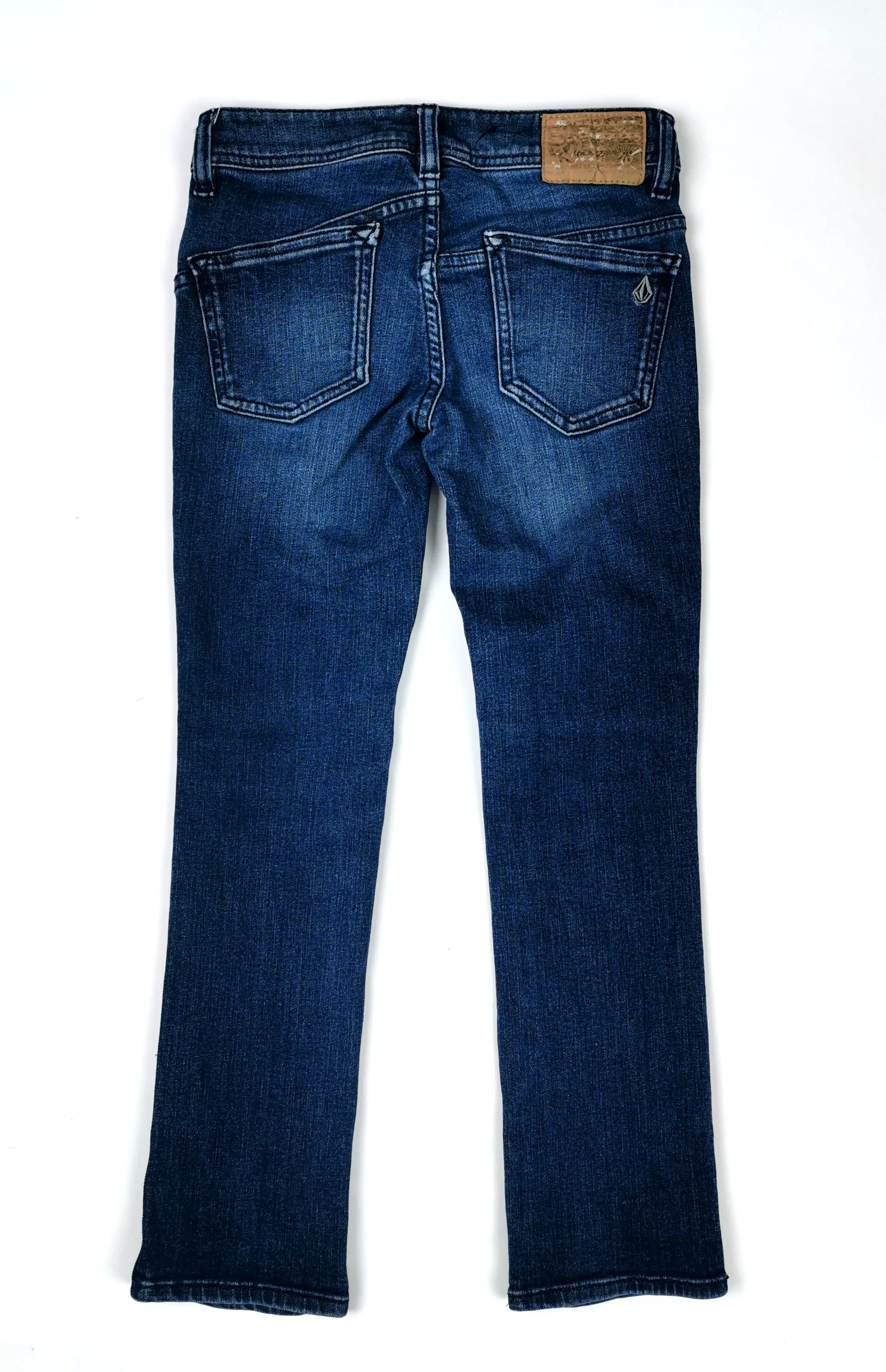 GIRL SIZE 10 YEARS - VOLCOM, 2x4 Tight Leg, Slim Fit Jeans VGUC B55
