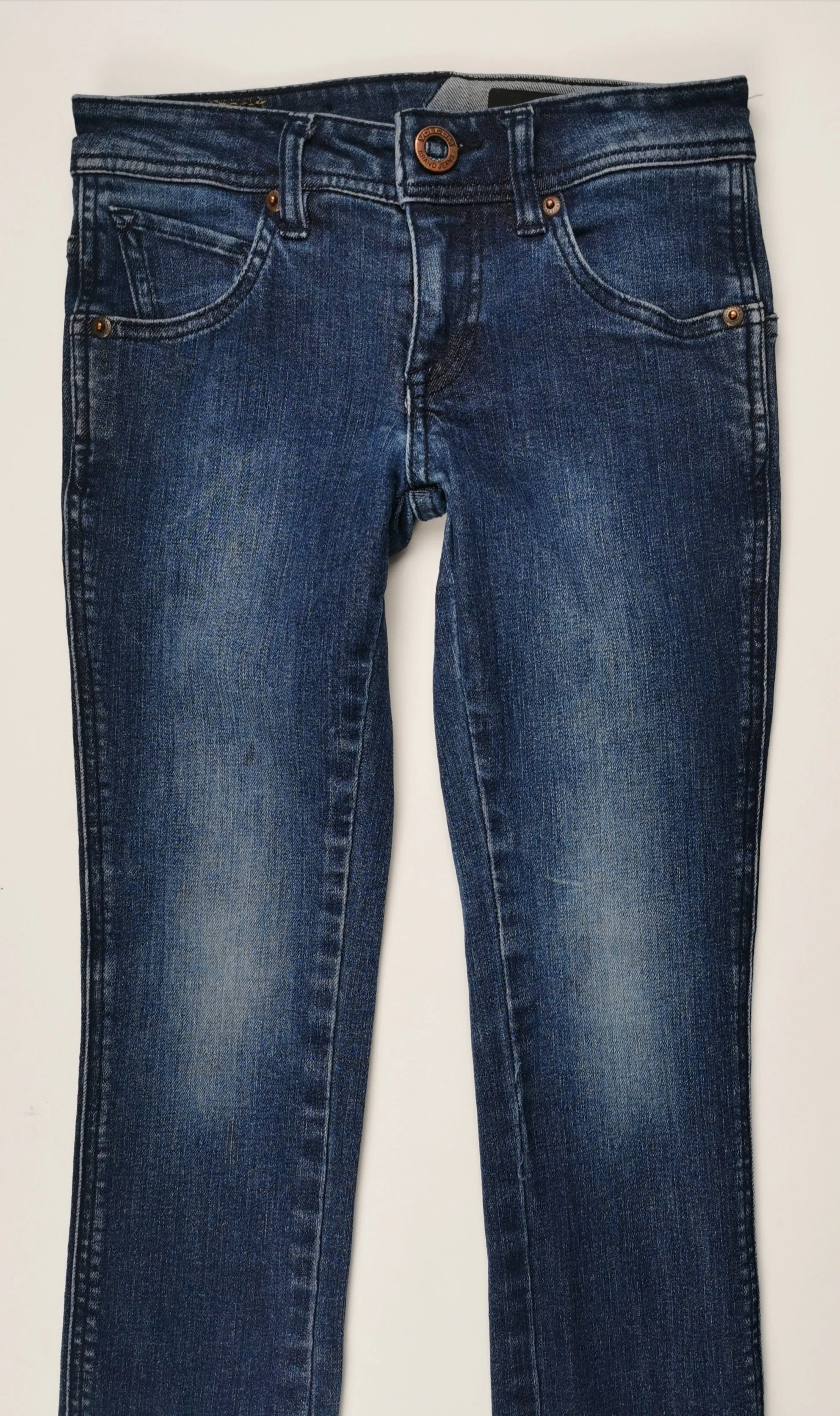 GIRL SIZE 10 YEARS - VOLCOM, 2x4 Tight Leg, Slim Fit Jeans VGUC B55