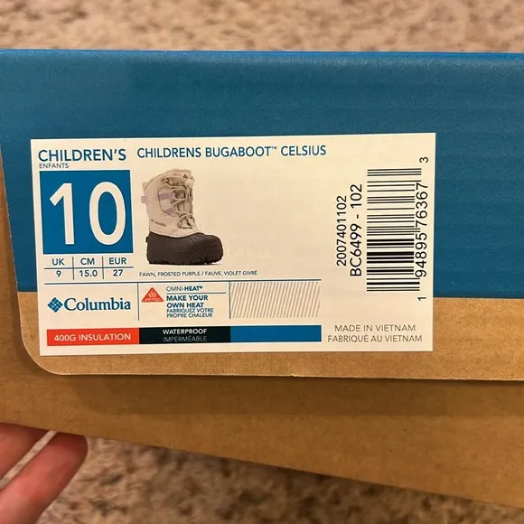 Girls Columbia Bugaboot Celsius Snow Boots