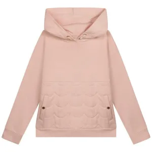 Girls Pink Padded Hoodie