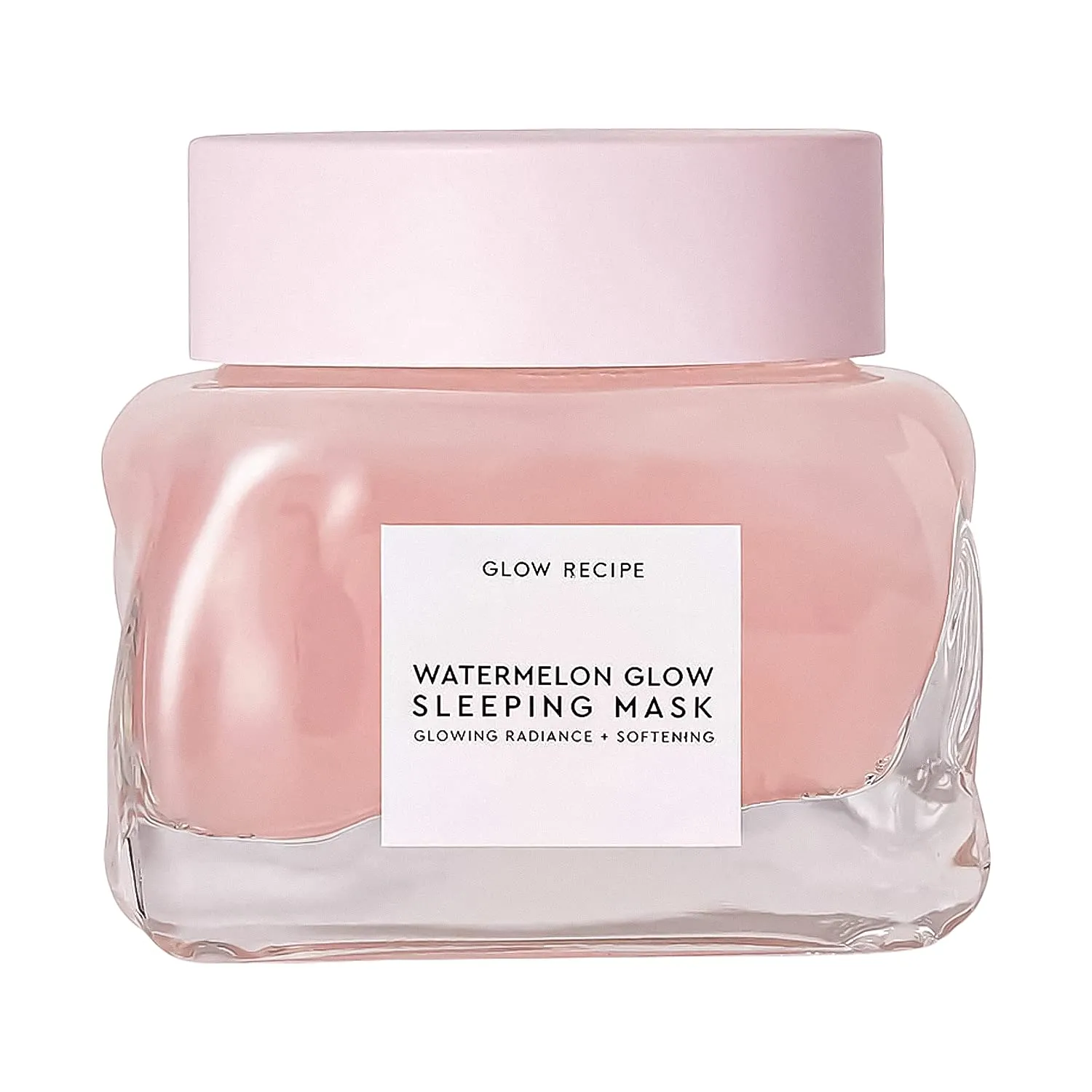 Glow Recipe Mini Watermelon Sleeping Mask - Hydrating, Pore Refining Overnight Face Mask with AHAs, Hyaluronic Acid   Pumpkin Seed Extract - Anti-Aging Gel Mask for Soft, Glowing Skin (30ml / 1oz)