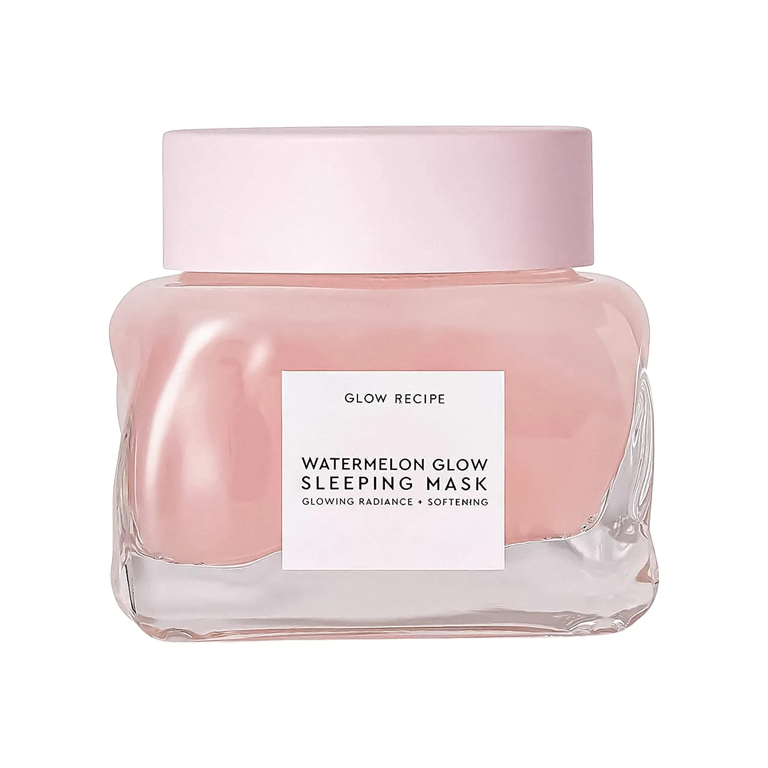 Glow Recipe Mini Watermelon Sleeping Mask - Hydrating, Pore Refining Overnight Face Mask with AHAs, Hyaluronic Acid   Pumpkin Seed Extract - Anti-Aging Gel Mask for Soft, Glowing Skin (30ml / 1oz)