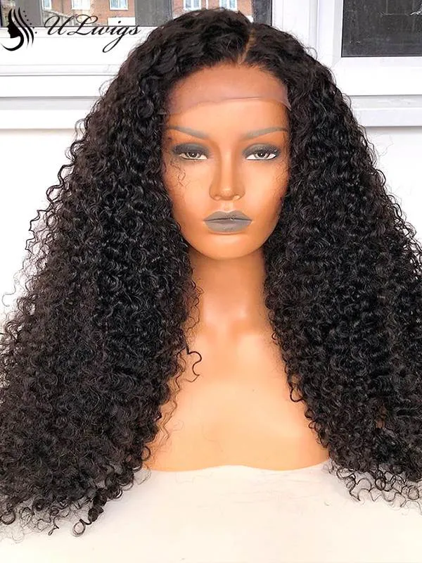 Glueless Thick 200% Density Curly 360 Lace Frontal Wig [ULWIGS36]