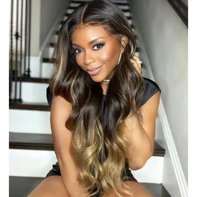 Gold Long Wig