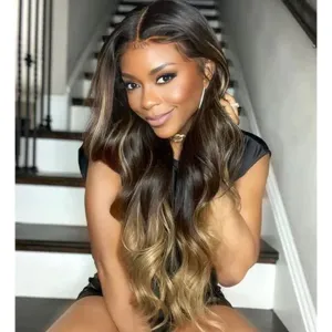 Gold Long Wig