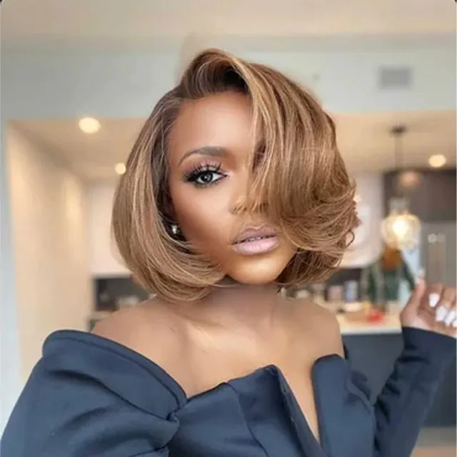 Gold Medium length wig