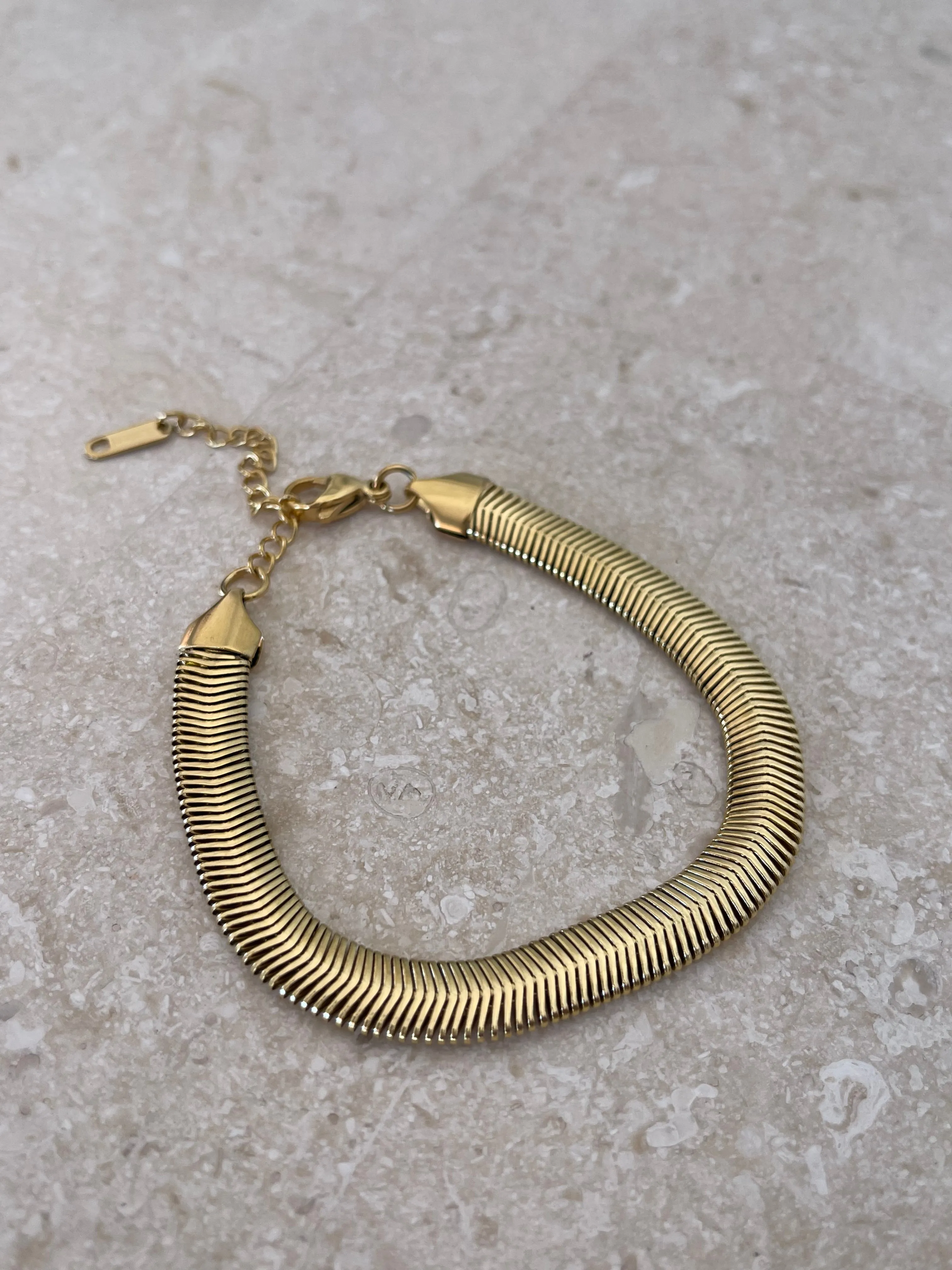 Gold Snake Chain Bracelet