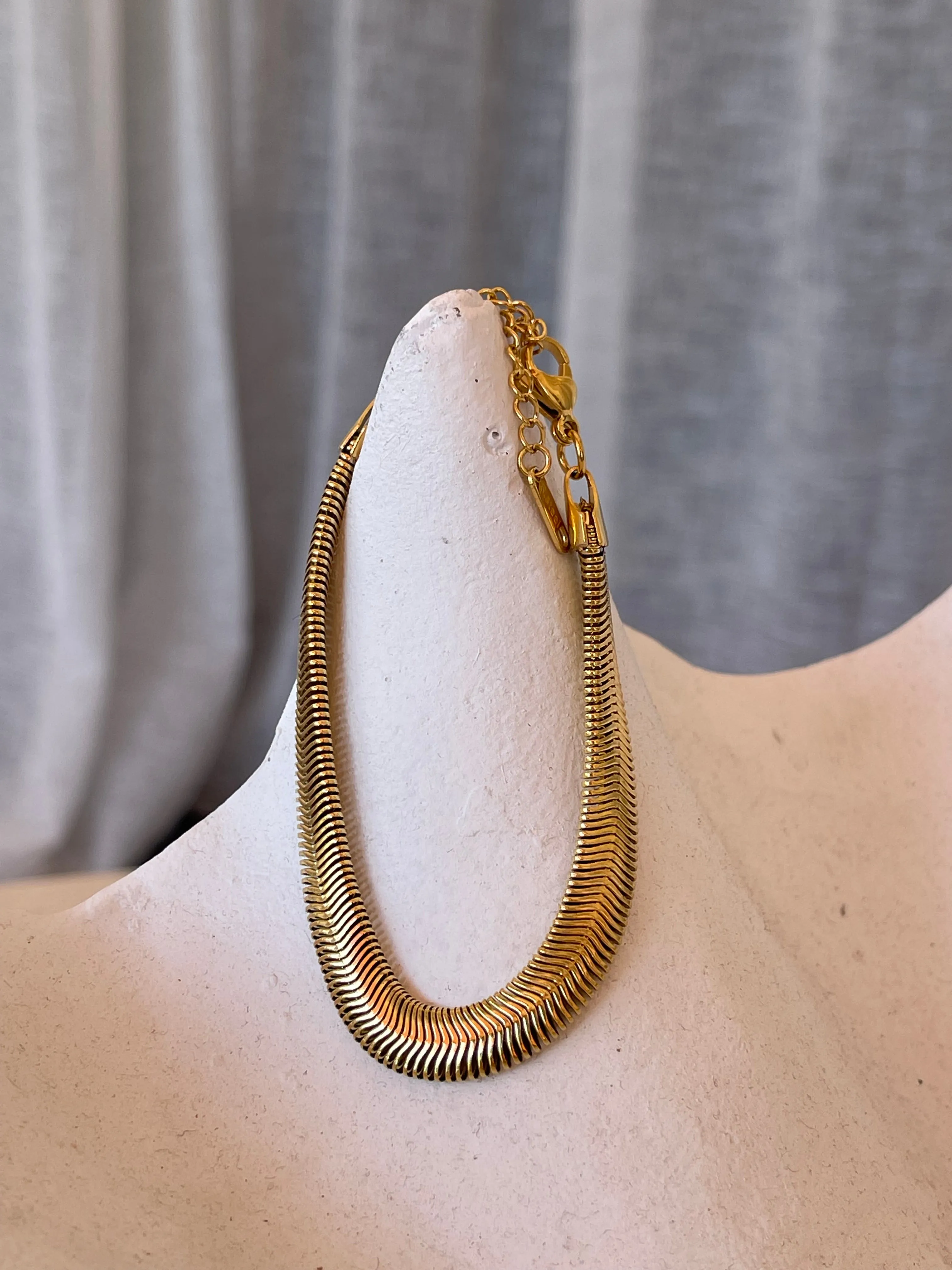 Gold Snake Chain Bracelet