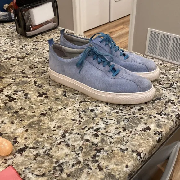 Grenson Sneaker 1 Nubuck Cupsole Trainers blue