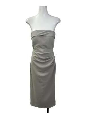 Grey Sleeveless Bodycon Dress