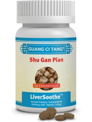 Guang Ci Tang, Shu Gan Pian, LiverSoothe, 200 mg, 200 ct
