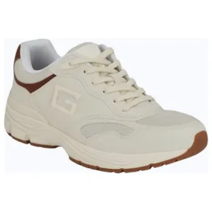 GUESS Men's Palak Memory Foam Insole Sneaker Ivory Multi