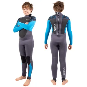 Gul Response 3/2mm Junior Wetsuit - Grey Blue