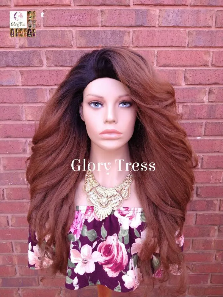 Half Wig, Wigs, Curly Half Wig, African American Wig, Kinky Curly Wig, Natural Yaki Wig, Blown Out Hairstyle, Ready To Ship // NATURAL