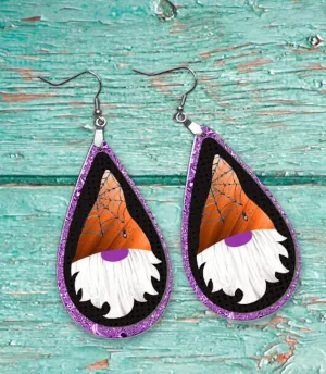 Halloween Gnome Earrings, Fall Earrings, Fall Gifts, Drop Earrings, Gnome Earrings, Fall Gifts