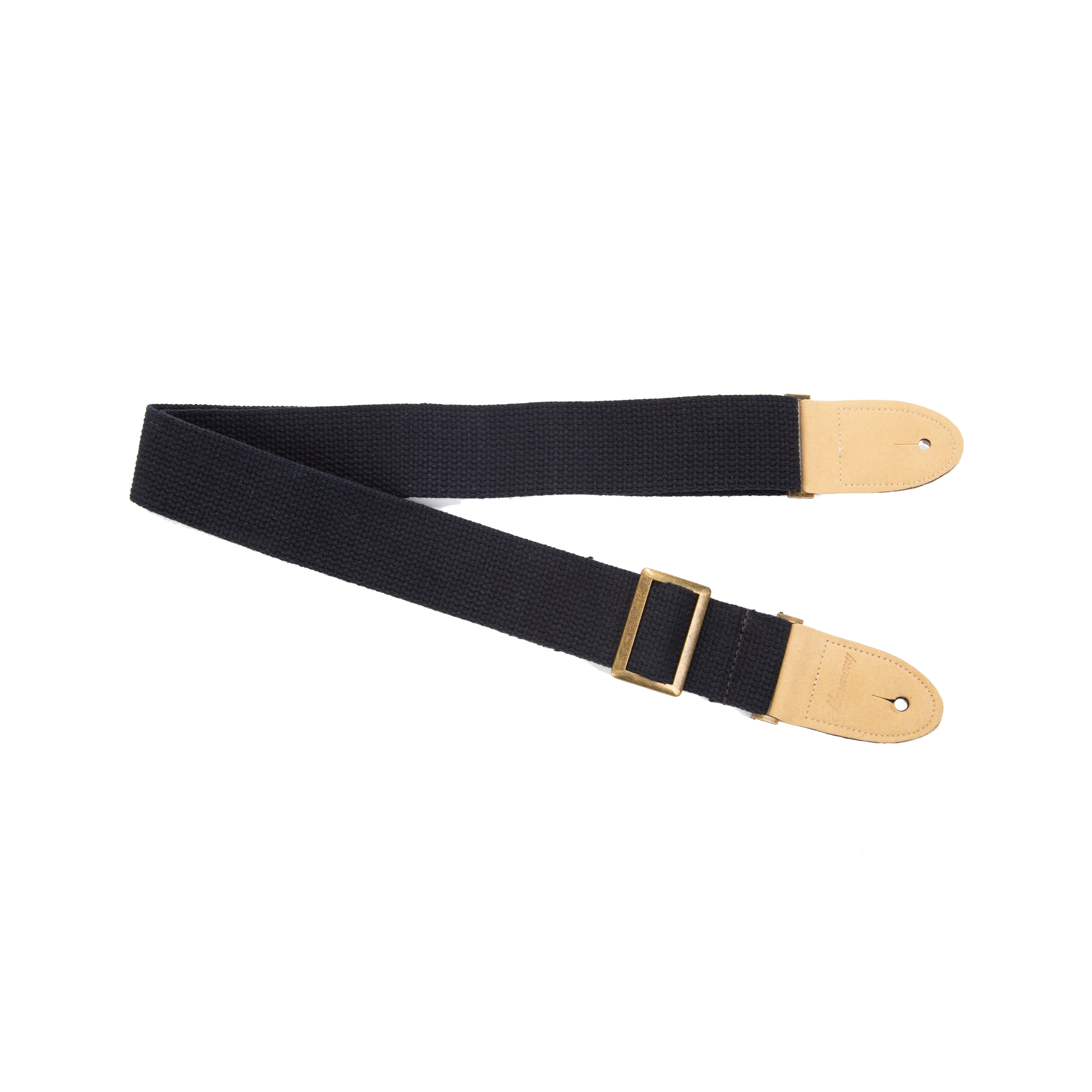 Harmony Cotton Guitar Strap, Black
