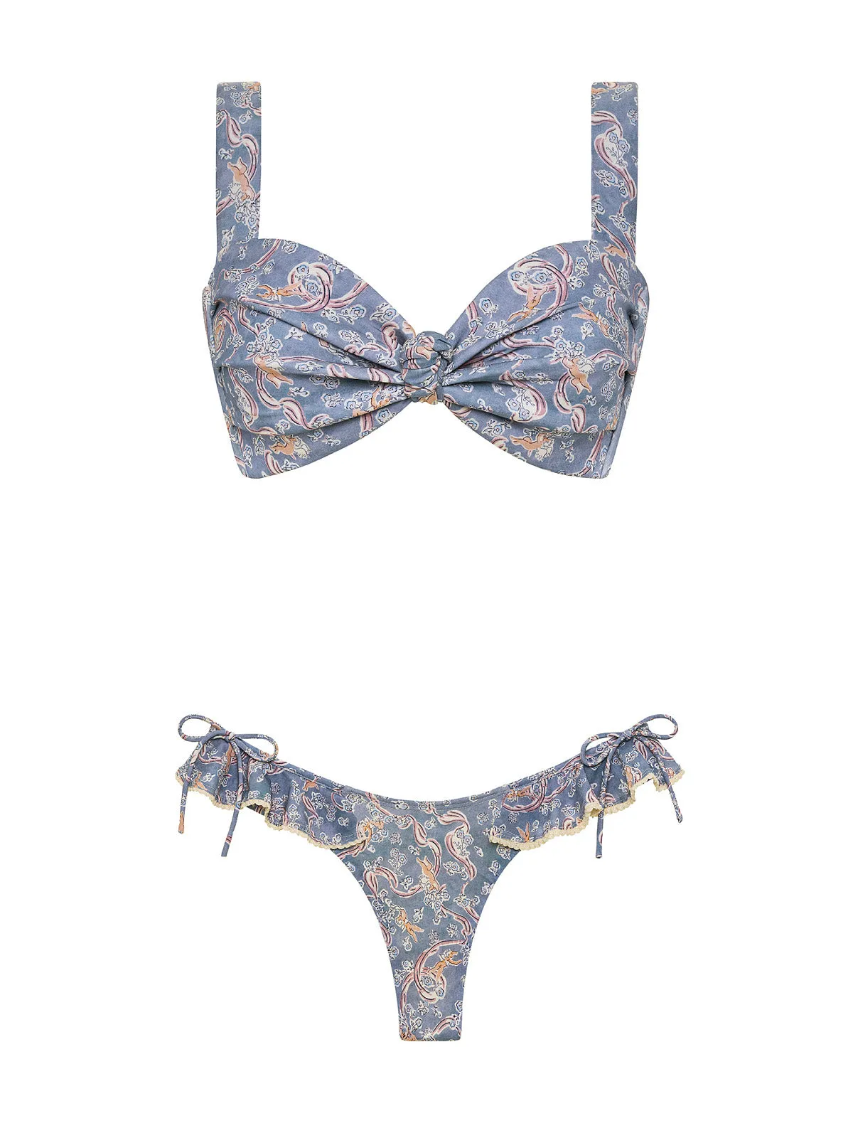 Hayden-Uno Ruffles Bows Bikini ::RET