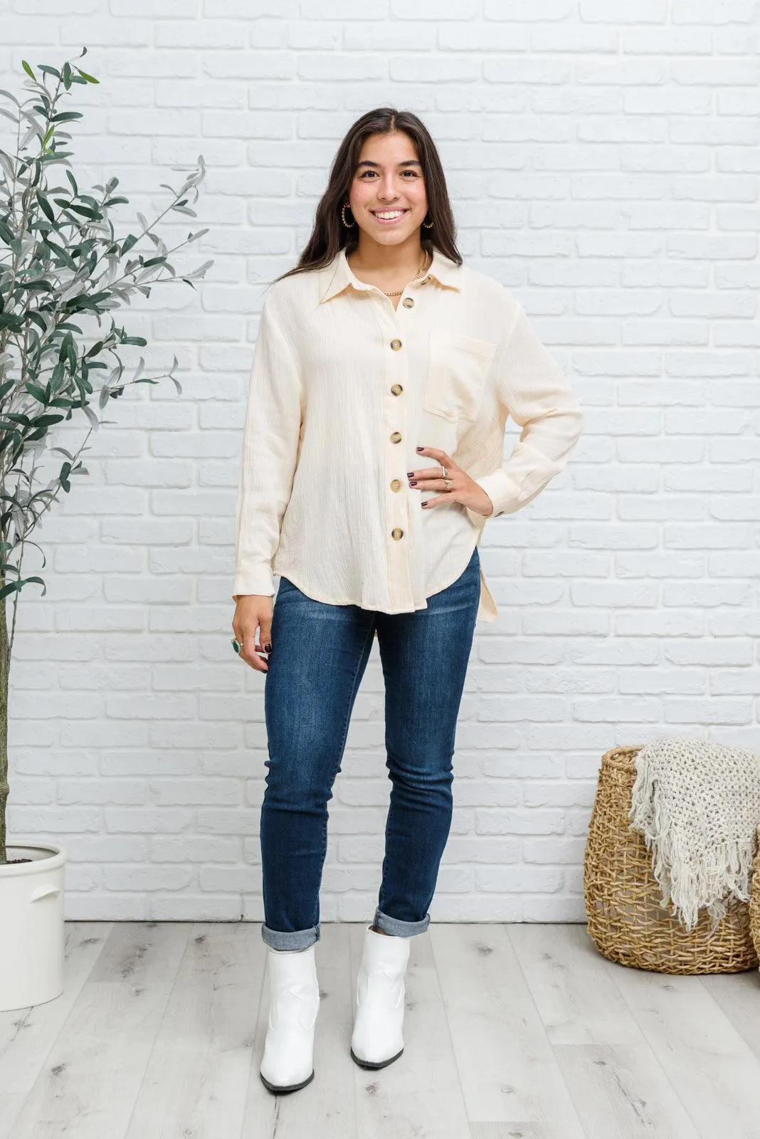 Hazel Blues® | Want The Best Button Up Top