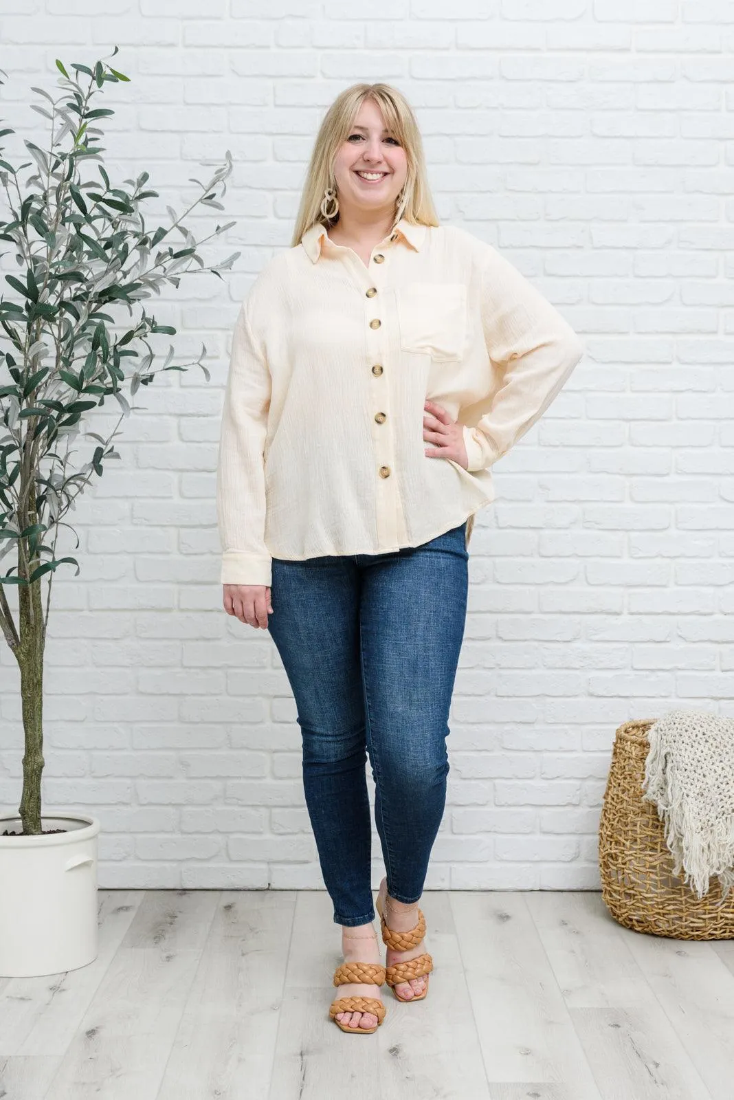 Hazel Blues® | Want The Best Button Up Top
