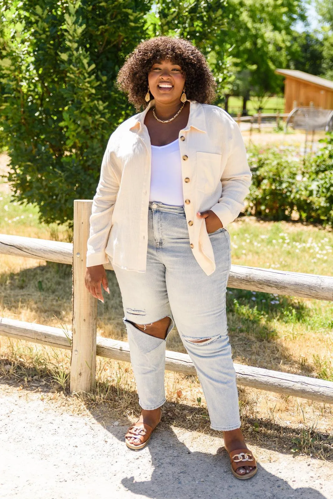 Hazel Blues® | Want The Best Button Up Top