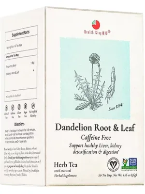 Health King, Dandelion Root & Leaf Tea, 20 tea bags