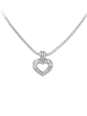 Heart Collection Two Hearts Inseparable Slider with Chain