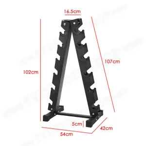 Heavy Duty Dumbbell Rack Storage Racking 6 Pairs Home Gym Weight