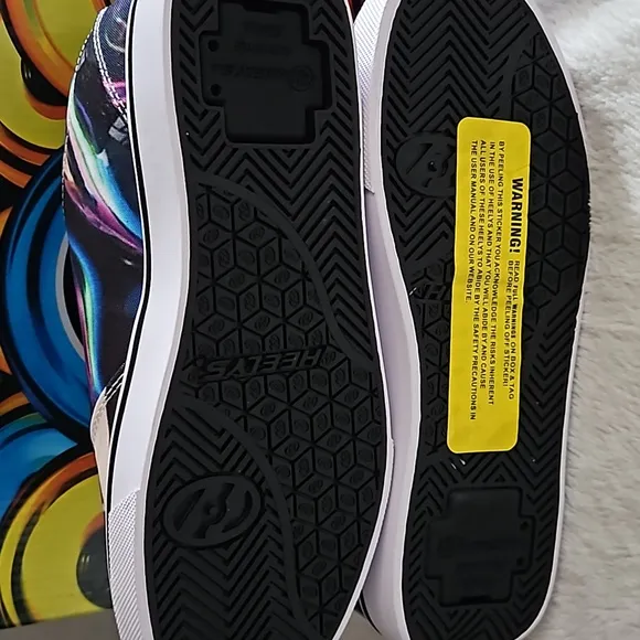 Heelys Multi Print Galaxy Wheeled Sneaker Shoe