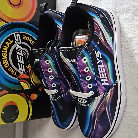 Heelys Multi Print Galaxy Wheeled Sneaker Shoe
