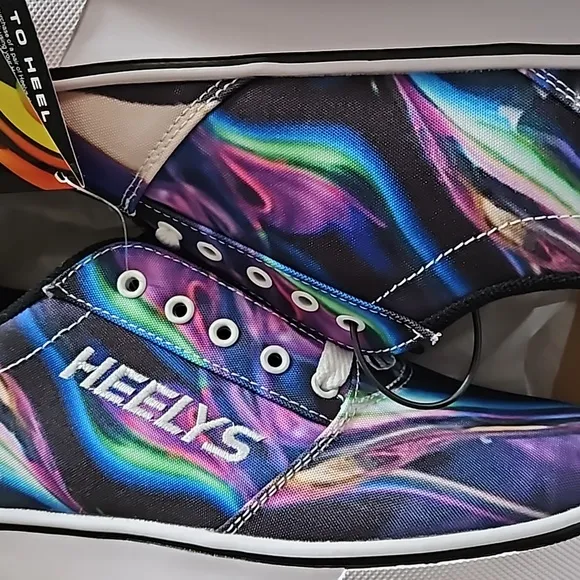 Heelys Multi Print Galaxy Wheeled Sneaker Shoe