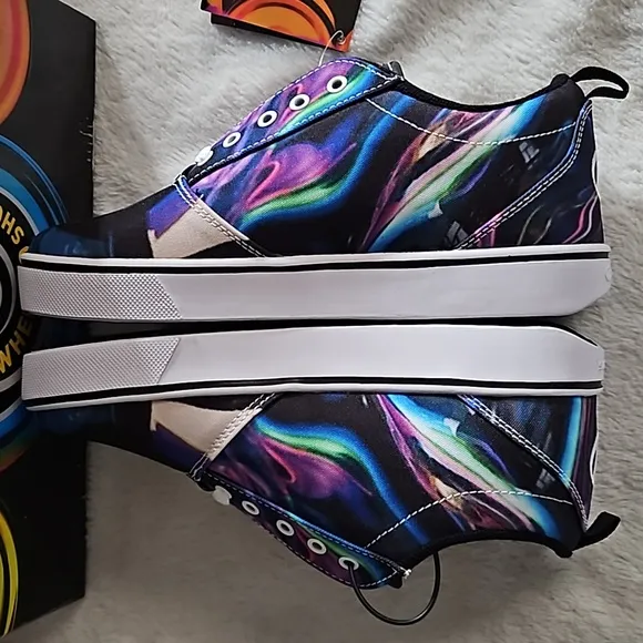 Heelys Multi Print Galaxy Wheeled Sneaker Shoe