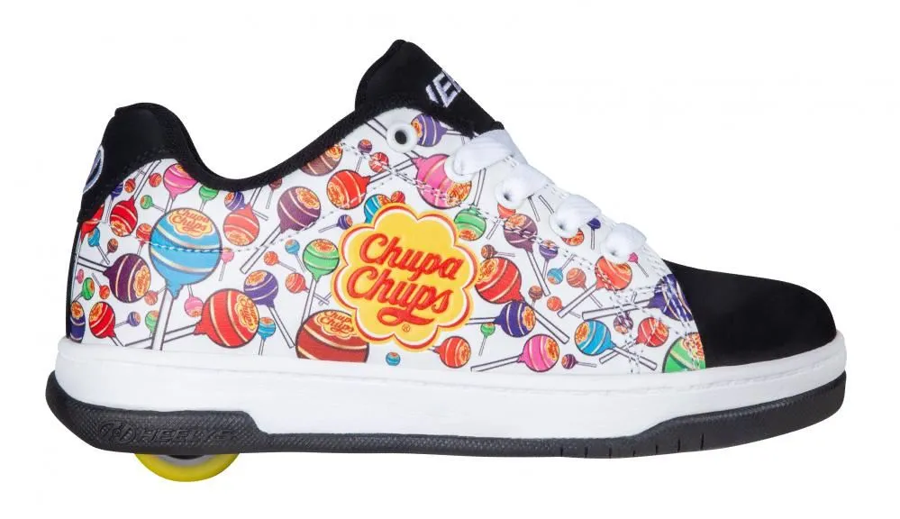 Heelys X Chupa Chups Split - Black / White / Multicolourcolour Pu Nubuck