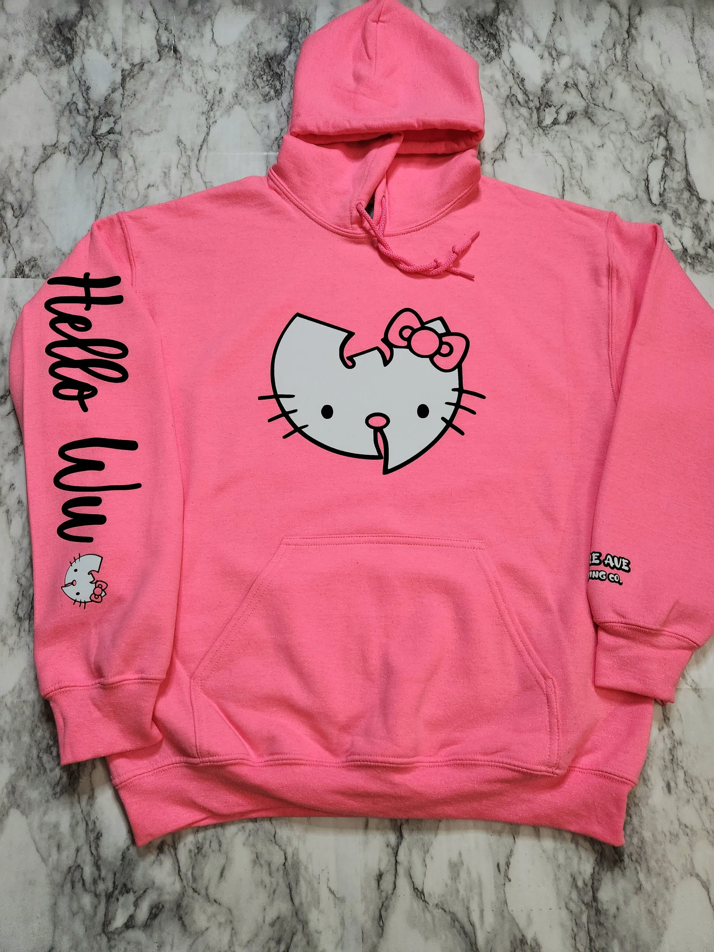 Hello Wu Hoodie (Pink)