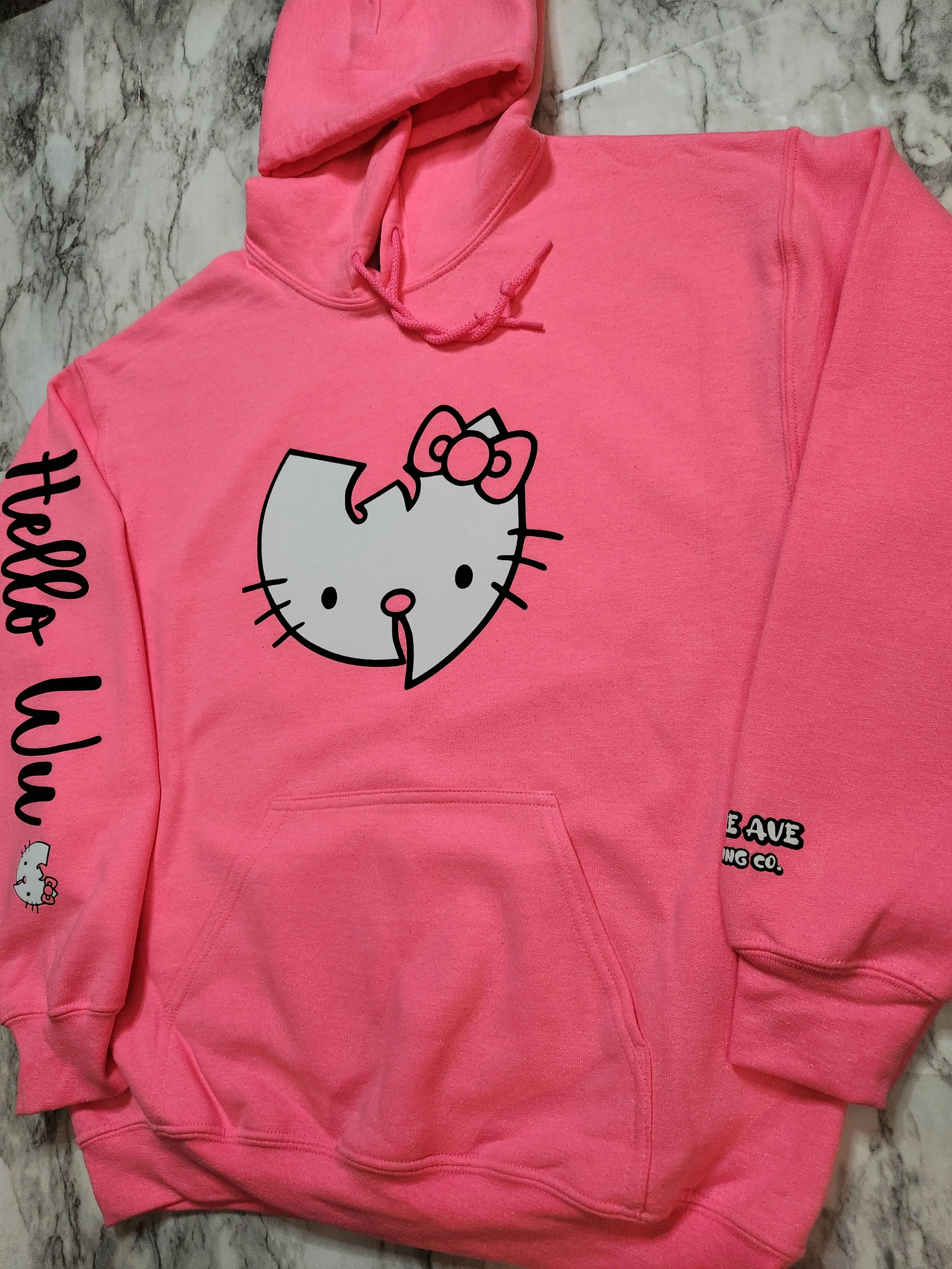 Hello Wu Hoodie (Pink)